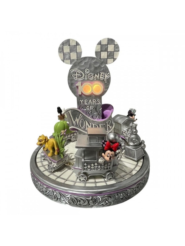 Figura decorativa enesco disney 100 mickey minnie tren Figura decorativa enesco disney 100 mickey minnie tren