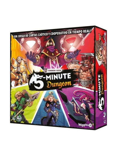 Juego de mesa 5 minute dungeon edad recomendada 8 años