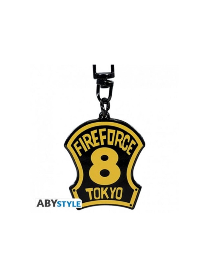Llavero abystyle fire force emblema division 8 Llavero abystyle fire force emblema division 8