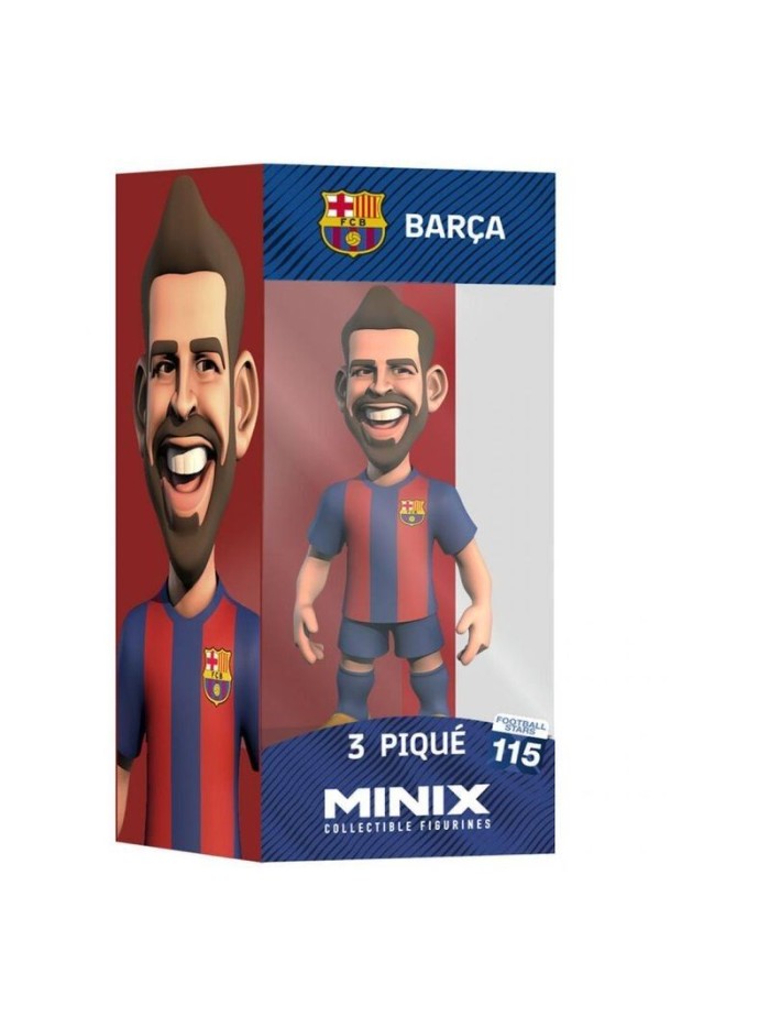 Figura minix futbol club barcelona piqué 12 cm Figura minix futbol club barcelona piqué 12 cm