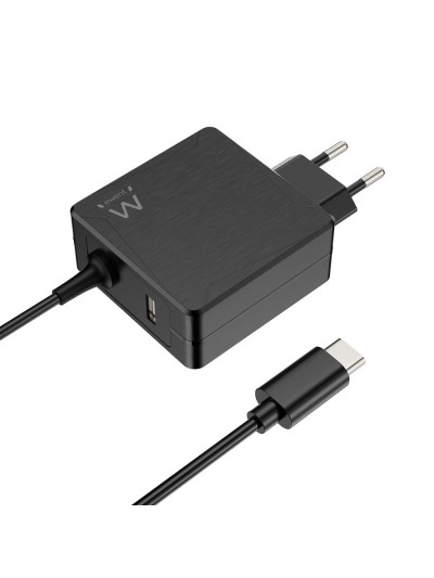 Cargador de pared usb tipo c ewent ew3978 1 x usb tipo a 65w