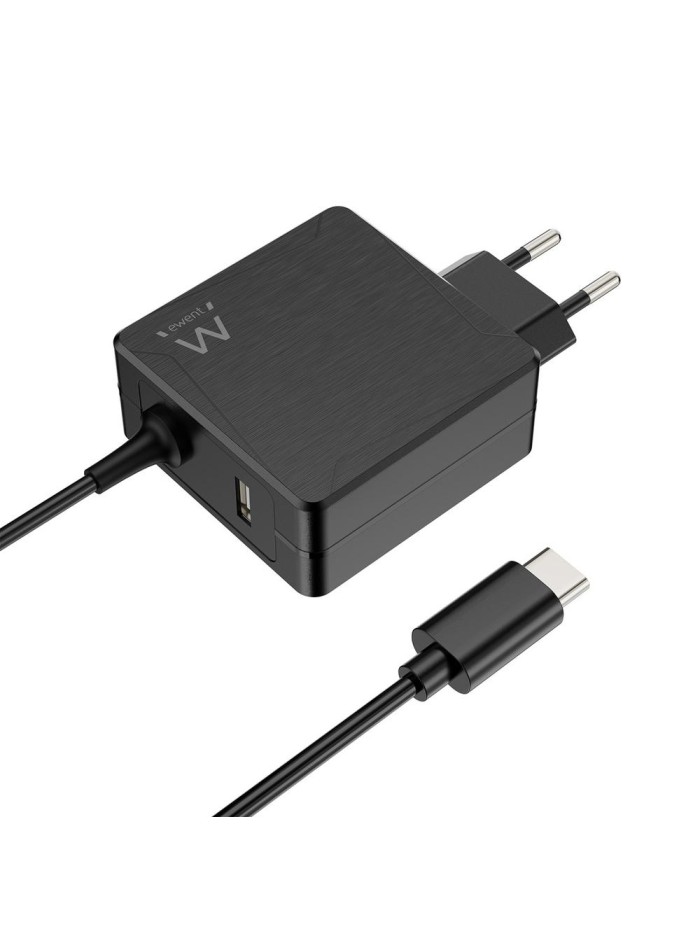 Cargador de pared usb tipo c ewent ew3978 1 x usb tipo a 65w Cargador de pared usb tipo c ewent ew3978 1 x usb tipo a 65w