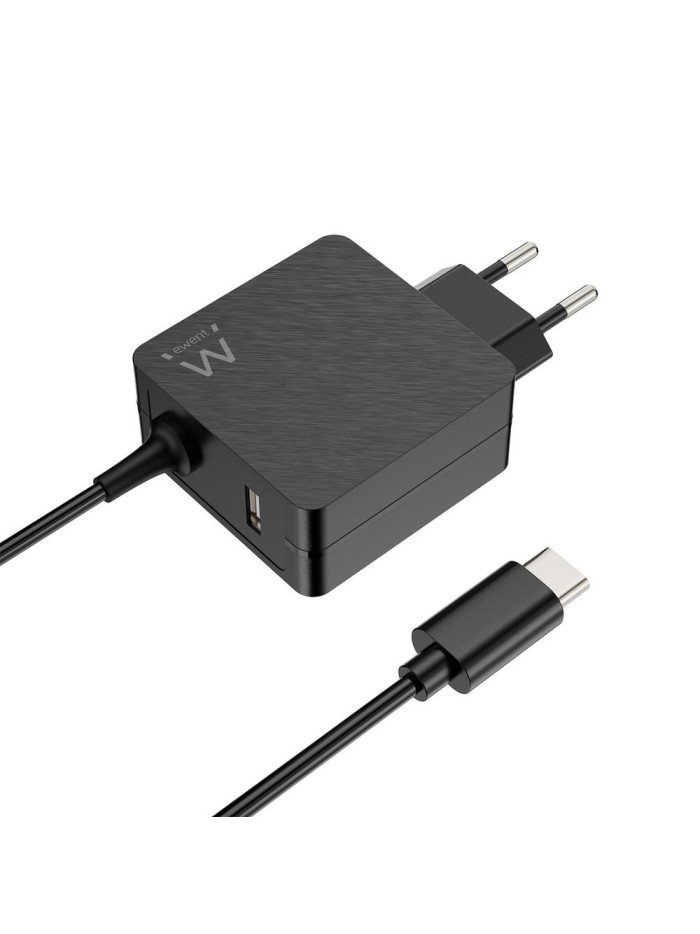 Cargador de pared usb tipo c ewent ew3979 1 x usb tipo a 45w Cargador de pared usb tipo c ewent ew3979 1 x usb tipo a 45w
