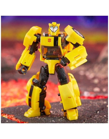 Figura hasbro transformers legaly united animated universe bumblebee