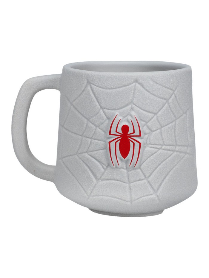 Taza 3d paladone marvel telaraña y logo spider - man 350 ml Taza 3d paladone marvel telaraña y logo spider - man 350 ml