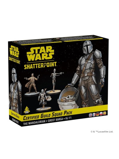 Juego de mesa star wars shatterpoint certified guild squad pack edad recomendada 14 años