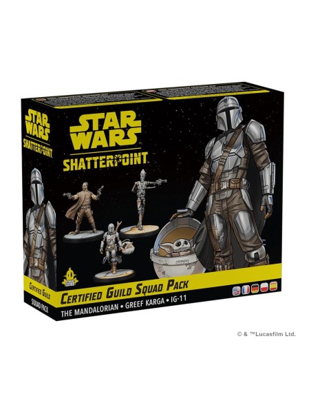 Juego de mesa star wars shatterpoint certified guild squad pack edad recomendada 14 años