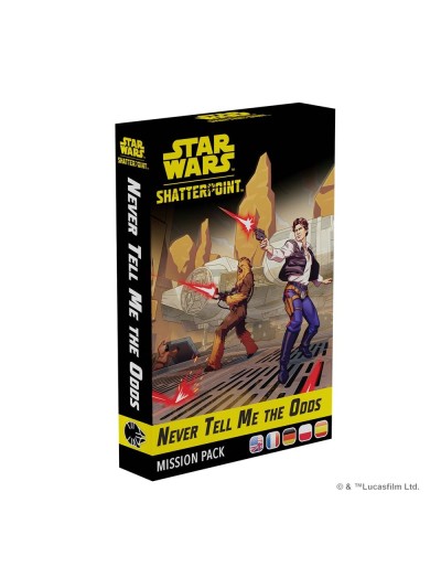 Juego de mesa star wars shatterpoint never tell me the odds mission pack edad recomendada 14 años