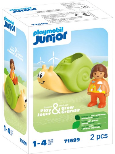 Playmobil junior caracol balancín función sonajero