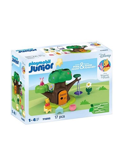Playmobil junior disney: winnie the pooh y piglet casa del árbol