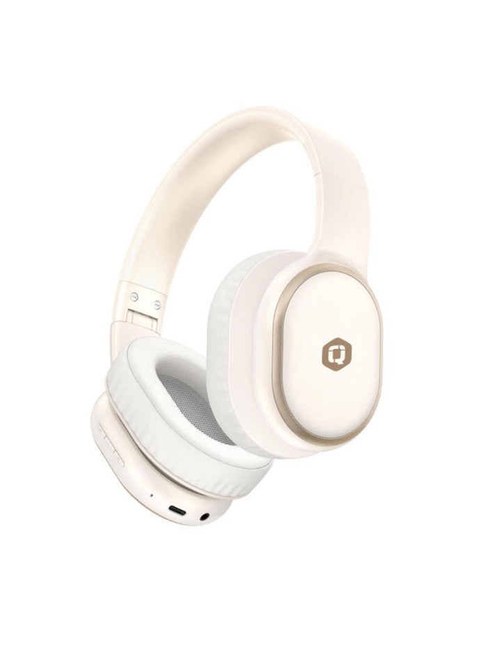 Auriculares qcharx pulse bluetooth beige Auriculares qcharx pulse bluetooth beige