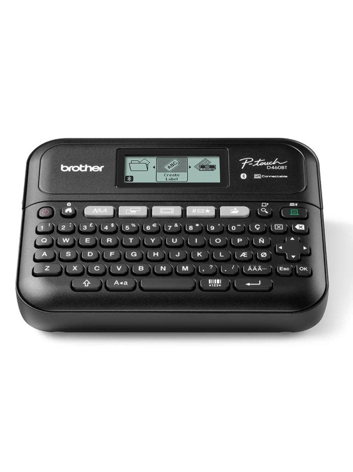 Rotuladora brother pt - d460btvp lcd - 2 lineas - teclado qwerty - corte de cinta manual Rotuladora brother pt - d460btvp lcd - 2 lineas - teclado qwerty - corte de cinta manual