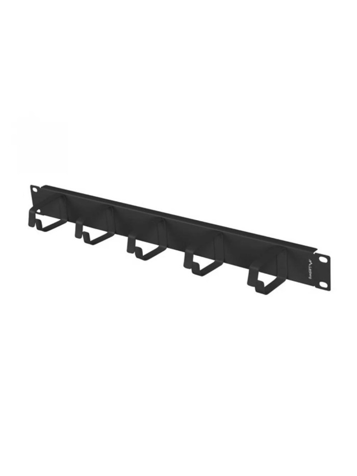 Organizador de cables lanberg 5 anillos 19 pulgadas negro Organizador de cables lanberg 5 anillos 19 pulgadas negro