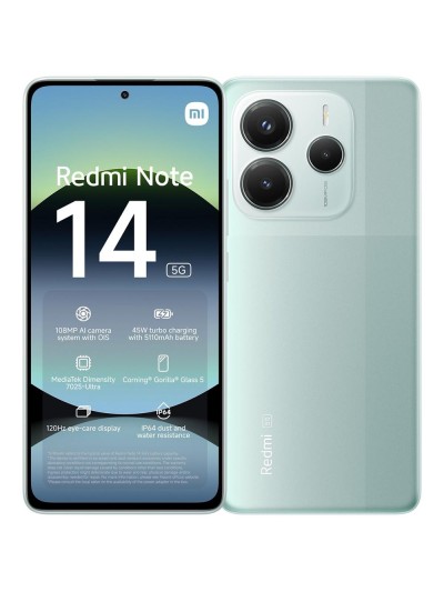 Movil xiaomi redmi note 14 5g 8 - 256gb verde