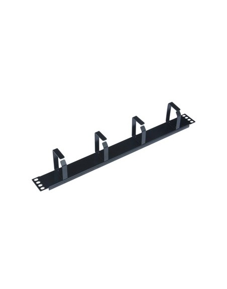 Panel pasa cables wp 1u - metalico - negro