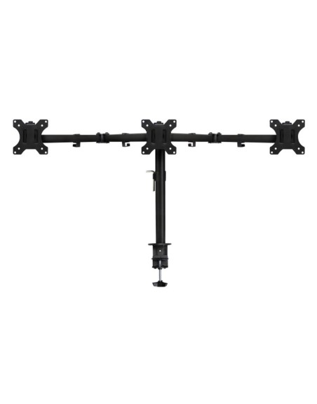Soporte de mesa ewent ew1513 para 3 monitores tv hasta 27 pulgadas
