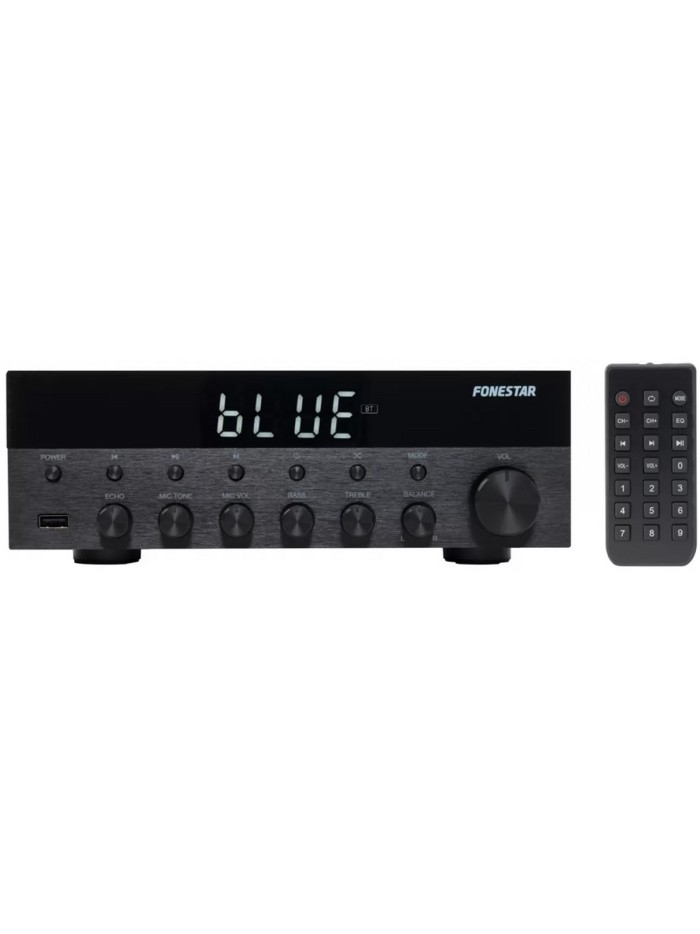 Amplificador estereo hifi fonestar as - 1515 - bluetooth - radio fm - 15 + 15 w rms usb - mp3 Amplificador estereo hifi fonestar as - 1515 - bluetooth - radio fm - 15 + 15 w rms usb - mp3