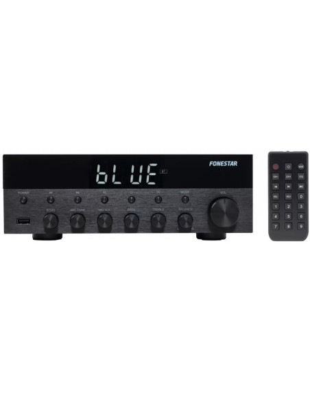 Amplificador estereo hifi fonestar as - 1515 - bluetooth - radio fm - 15 + 15 w rms usb - mp3