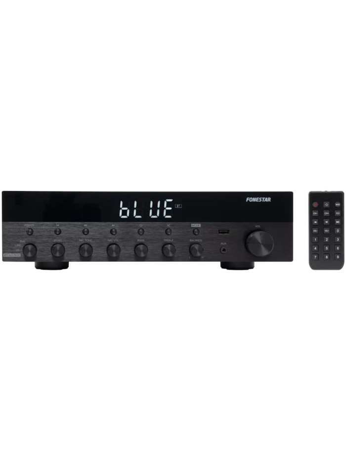 Amplificador estereo hifi fonestar as - 3030 - bluetooth - radio fm - 30 + 30 w rms usb - mp3 Amplificador estereo hifi fonestar as - 3030 - bluetooth - radio fm - 30 + 30 w rms usb - mp3