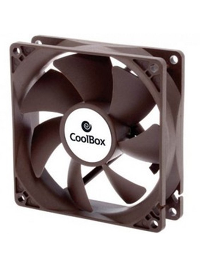 Ventilador auxiliar coolbox 8cm - 1600rpm - color negro Ventilador auxiliar coolbox 8cm - 1600rpm - color negro