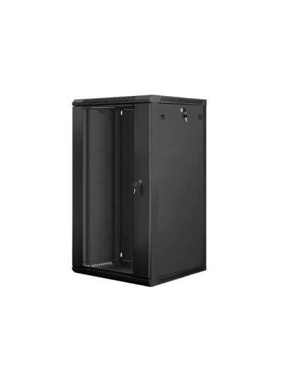 Armario rack lanberg 22u 600x600x1082 auto ensamblado 19 pulgadas hasta 60 kg negro
