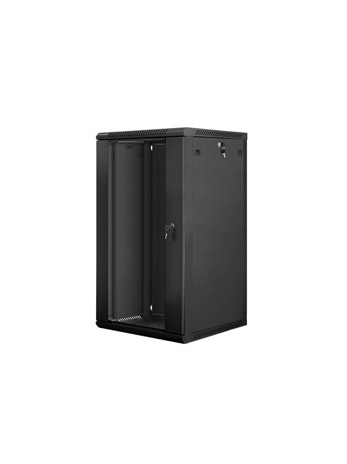 Armario rack lanberg 22u 600x600x1082 auto ensamblado 19 pulgadas hasta 60 kg negro Armario rack lanberg 22u 600x600x1082 auto ensamblado 19 pulgadas hasta 60 kg negro