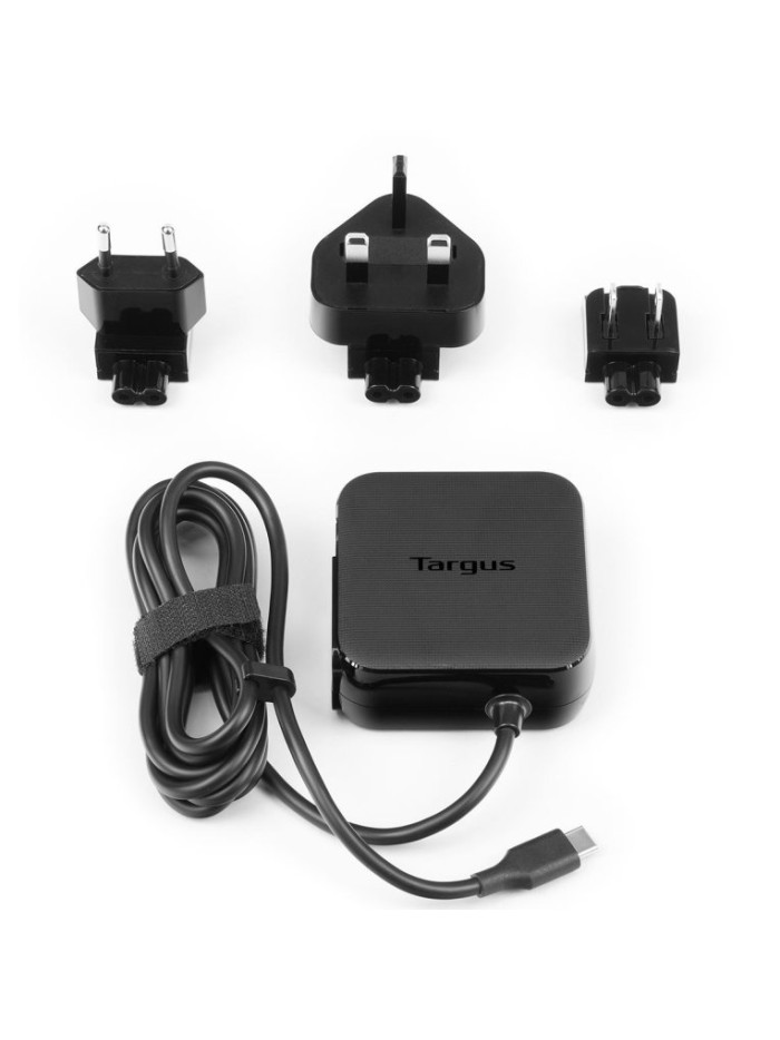 Cargador adaptador universal targus 45w tipo c negro Cargador adaptador universal targus 45w tipo c negro