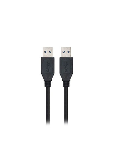 Cable usb nanocable 2m macho a macho 5gbps negro