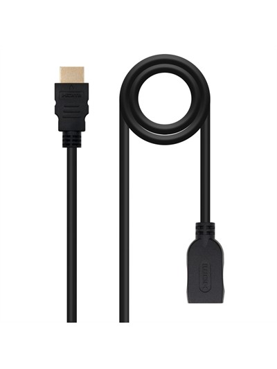 Cable hdmi 2.0 nanocable 1m - macho - hembra