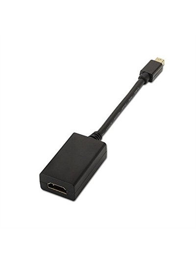 Cable nanocable conversor minidisplay port a hdmi macho - hembra 15cm negro