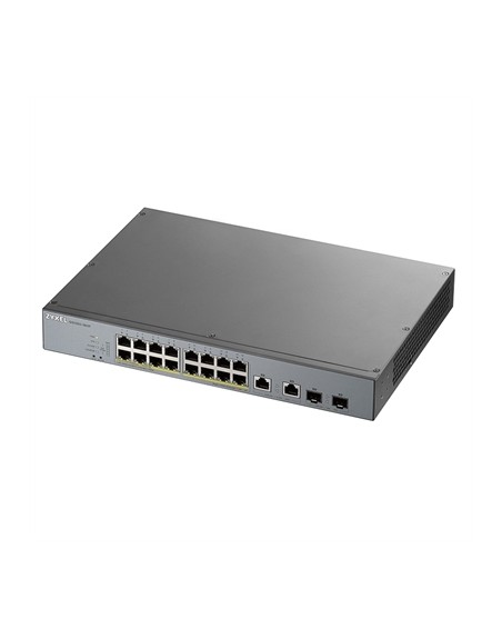 Switch 16 puertos zyxel gs1350 - 18hp - eu0101f 100 - 1000mbps