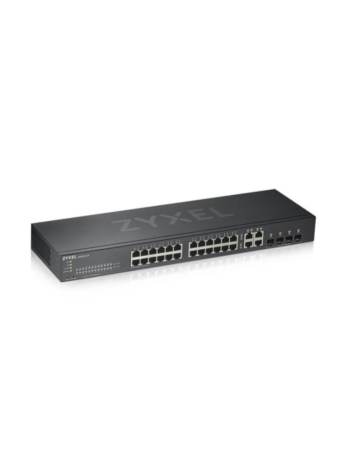 Switch 28 puertos zyxel smart managed serie gs 24 puertos gigabit ethernet + 4 puertos sfp Switch 28 puertos zyxel smart managed serie gs 24 puertos gigabit ethernet + 4 puertos sfp