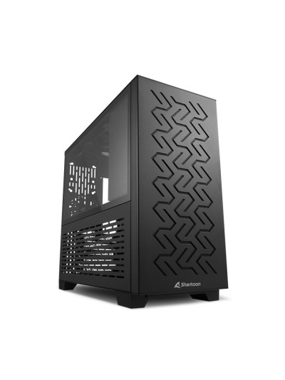 Caja ordenador gaming sharkoon ms - z1000 matx 2 x usb3.0 sin fuente negro