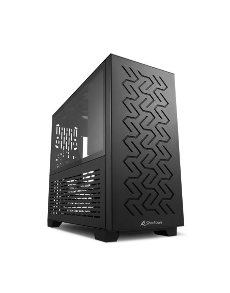 Caja ordenador gaming sharkoon ms - z1000 matx 2 x usb3.0 sin fuente negro