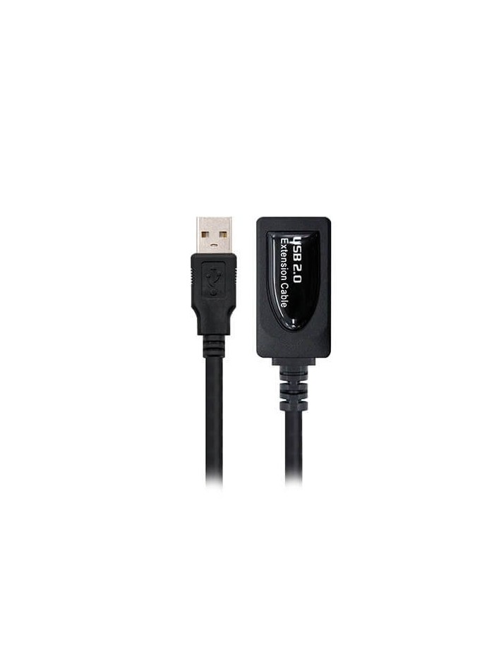 Cable amplificador de señal usb nanocable macho a hembra negro Cable amplificador de señal usb nanocable macho a hembra negro