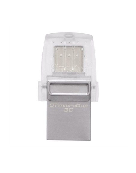 Datatraveler microduo 3c unidad flash usb 256 gb usb type - a - usb type - c 3.2 gen 1 (3.1 gen 1) acero inoxidable - prpura