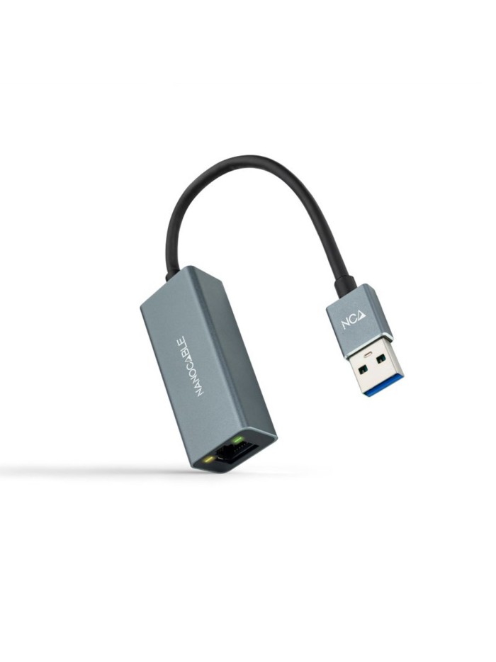 Cable usb 3.0 a rj45 nanocable 0.15m - macho - hembra - gris Cable usb 3.0 a rj45 nanocable 0.15m - macho - hembra - gris