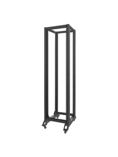 Armario lanberg open rack 42u 600x800 negro