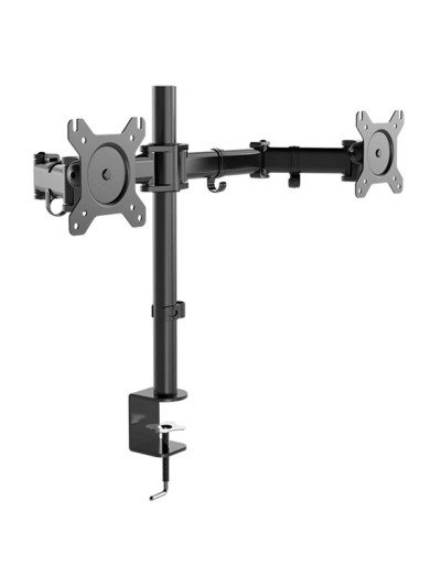 Soporte de mesa nox lite dual para monitores 13 pulgadas - 27 pulgadas carga maxima 8kg vesa 100 x 100