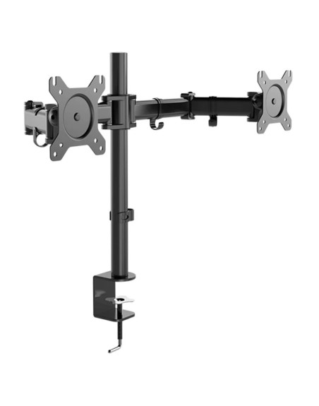 Soporte de mesa nox lite dual para monitores 13 pulgadas - 27 pulgadas carga maxima 8kg vesa 100 x 100