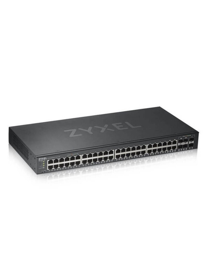 Switch 50 puertos zyxel gs1920 - 48v2 - eu0101f gestionable 44 puertos gigabit ethernet + 4 puertos sfp combo + 2 puertos sfp Switch 50 puertos zyxel gs1920 - 48v2 - eu0101f gestionable 44 puertos gigabit ethernet + 4 puertos sfp combo + 2 puertos sfp