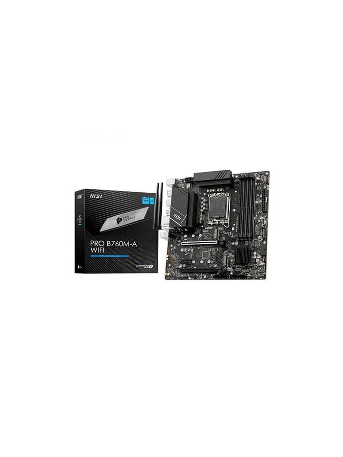 Placa base msi pro b760m - a wifi m - atx - 4x ddr5 - 4x sata3 - 4x usb 3.2 - 2x usb 2.0 911 - 7d99 - 007 Placa base msi pro b760m - a wifi m - atx - 4x ddr5 - 4x sata3 - 4x usb 3.2 - 2x usb 2.0 911 - 7d99 - 007