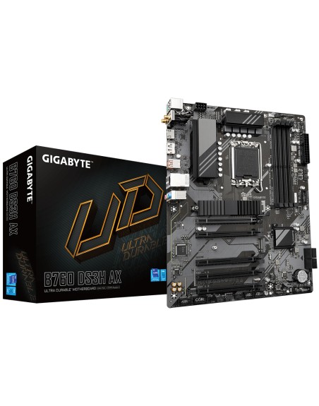 Placa base gigabyte b760 ds3h 1700 ax atx - 4x ddr5 - 4x sata3 - 1x usb 3.2 - 1x usb tipo c - 4x usb 2.0