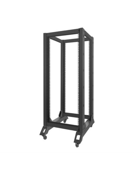 Armario lanberg abierto rack 19 pulgadas 27u - 600x800 negro