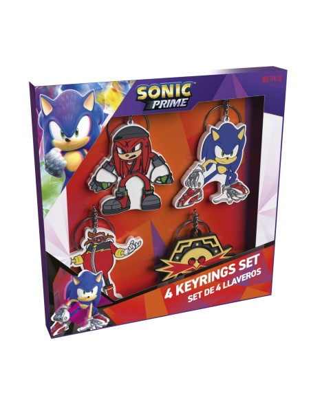 Set llaveros cyp brands sonic prime 4 llaveros