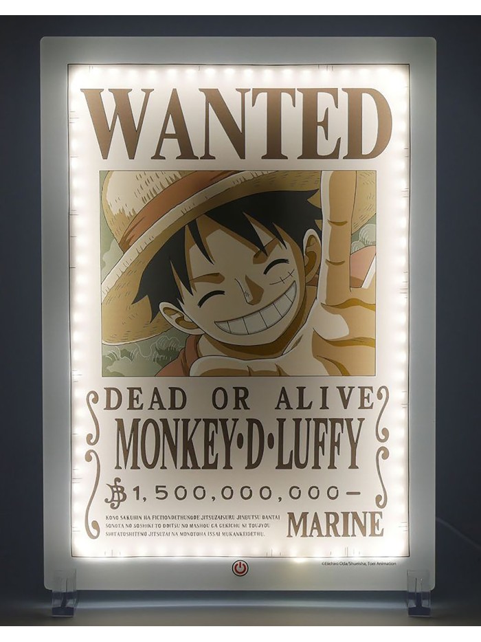 Lampara led neon teknofun madcow entertainment wanted one piece luffy 40 cm Lampara led neon teknofun madcow entertainment wanted one piece luffy 40 cm