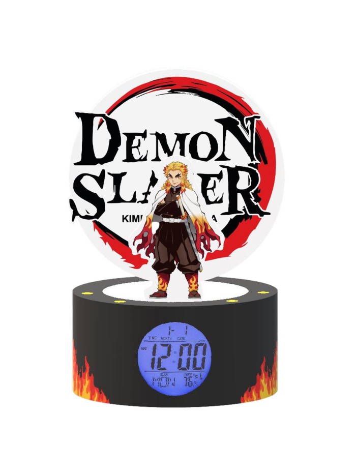 Lampara despertador demon slayer kimetsu no yaiba rengoku 22 cm Lampara despertador demon slayer kimetsu no yaiba rengoku 22 cm