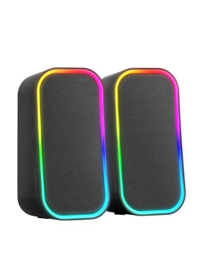 Altavoces mars gaming ms - om rgb negro
