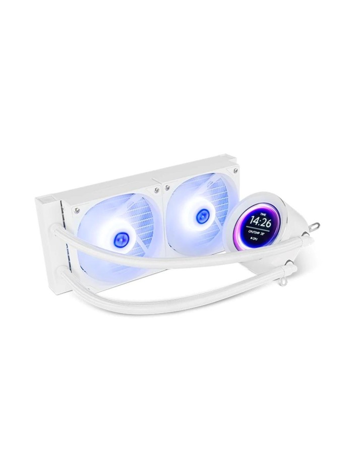 Kit refrigeracion liquida nox hummer x - 240 lcd 240mm blanco Kit refrigeracion liquida nox hummer x - 240 lcd 240mm blanco