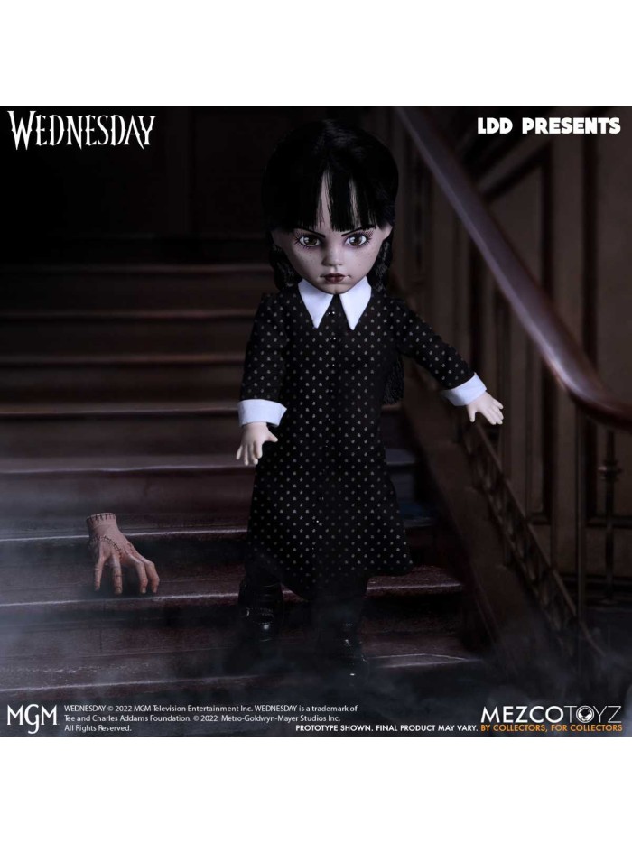 Figura mezco toys living dead dolls wednesday addams 25 cm Figura mezco toys living dead dolls wednesday addams 25 cm